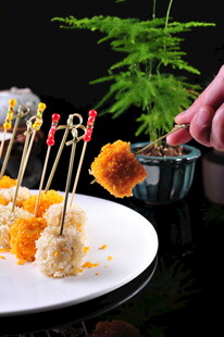 美味创意串烧美食展示