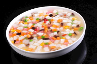 多彩杂蔬炒米粒