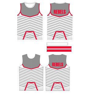 条纹运动背心设计款式展示