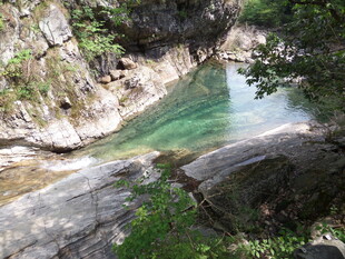 山间清澈溪流美景