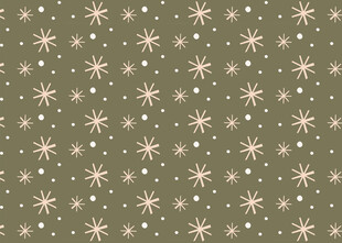 橄榄绿底星星图案背景