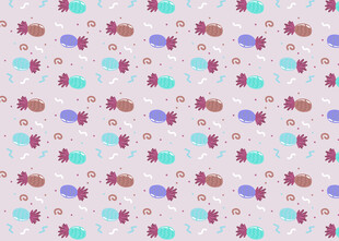 多彩蝴蝶结图案背景