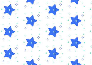 蓝色星星图案背景