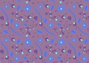 紫色梦幻抽象花纹图案