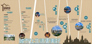 社区驿站文化墙