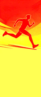 奔跑的活力身影