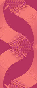 粉色渐变抽象几何图案