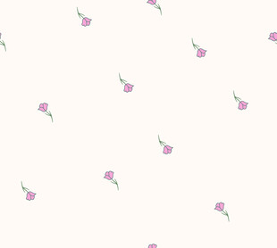 淡粉小花简约背景图案