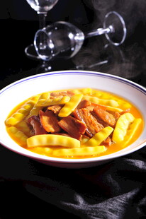 美味腊肉配毛豆