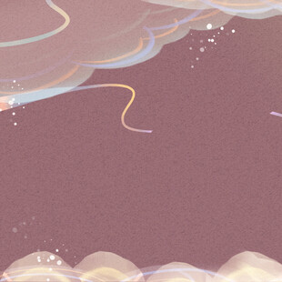 梦幻紫色天空中的云彩