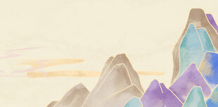 梦幻国风山水图景