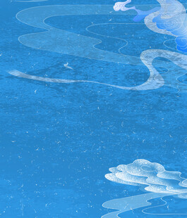 蓝色梦幻水波景象