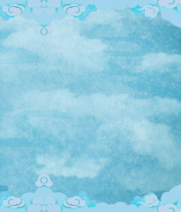 梦幻蓝调天空背景图