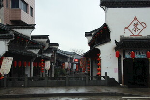 江南水乡古街景