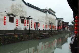 江南水乡古街景