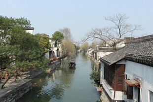 江南水乡河道景致