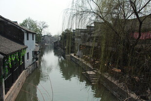 江南水乡古河道美景