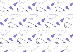 紫色飞鸟图案无缝背景