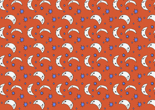 橙色几何图案无缝纹理