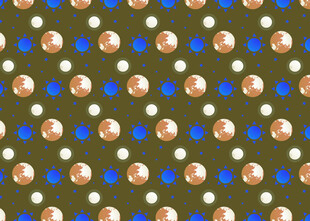 多彩圆点图案背景
