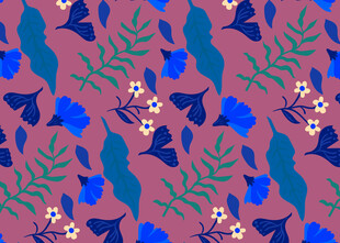 花卉植物图案背景设计