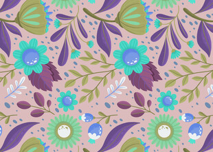 花卉图案背景设计