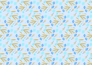 蓝黄几何图案无缝背景