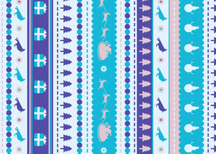 蓝紫色系几何图案条纹背景