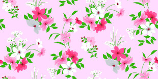 粉色花卉图案背景