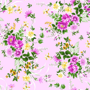 粉色花卉图案背景