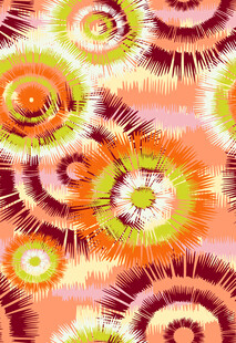 多彩螺旋图案背景纹理