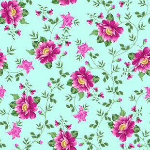 清新花卉图案背景