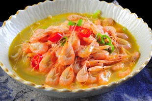 浓汤有机白虾