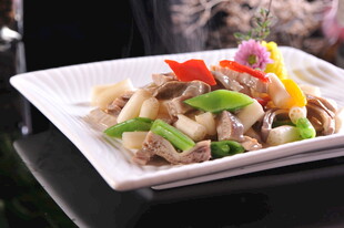 美味尖椒炒猪肚