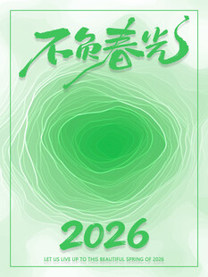 不负春光2026年海报