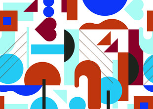 几何抽象图案艺术设计