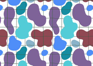 多彩几何图案背景纹理