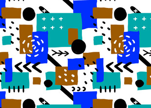 几何抽象图案背景设计