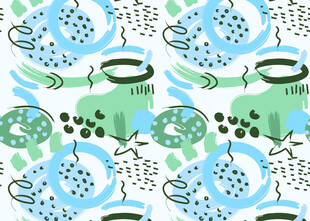 清新茶具图案背景设计