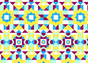 多彩几何图案装饰背景