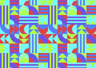 多彩几何图案背景