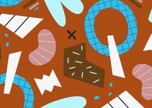 几何抽象图案背景设计