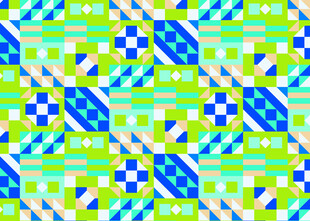 多彩几何图案无缝背景