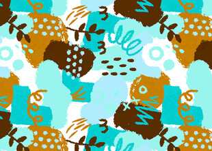 可爱猫头鹰图案背景设计