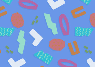 多彩几何图案背景