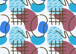 几何图案拼接抽象背景图