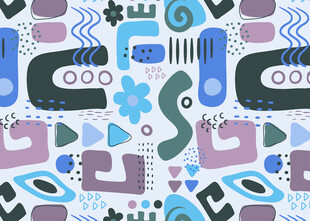 抽象几何图案艺术背景