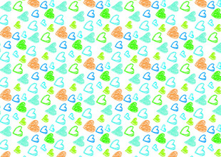 多彩卡通图案背景纹理