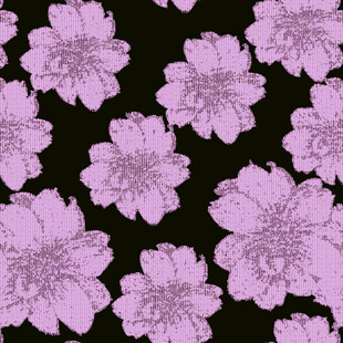 紫色花卉图案背景纹理