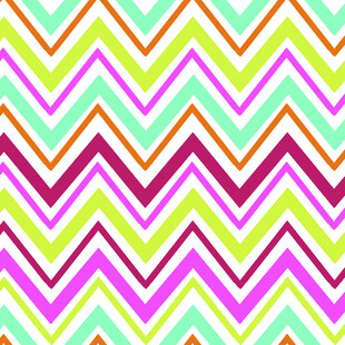 多彩锯齿形几何图案背景